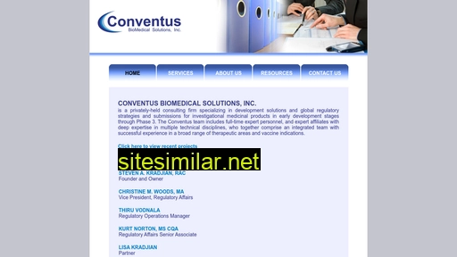 conventusbiomed.com alternative sites