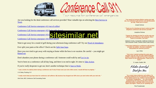 conferencecall911.com alternative sites