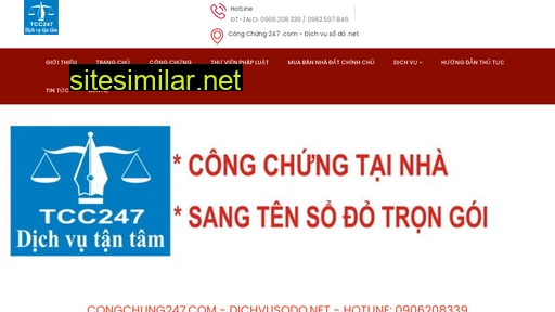 Congchung247 similar sites