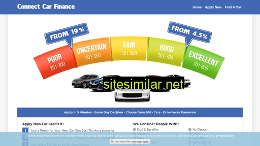 connectcarfinance.com alternative sites