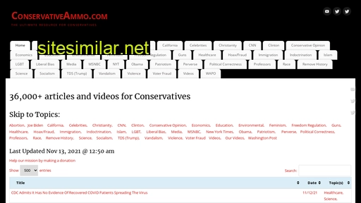 conservativeammo.com alternative sites