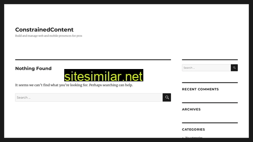 constrainedcontent.com alternative sites