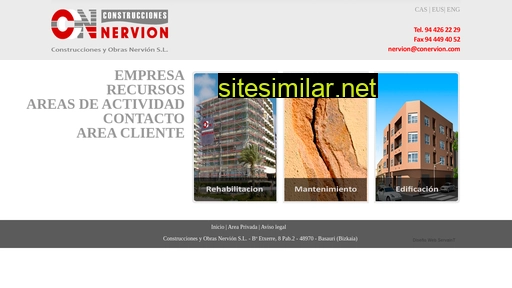 construccionesnervion.com alternative sites