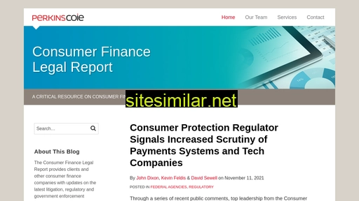 Consumerfinancelegalreport similar sites