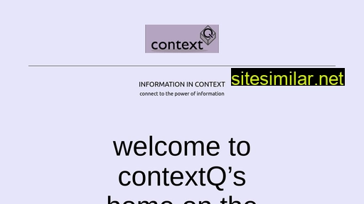 contextq.com alternative sites