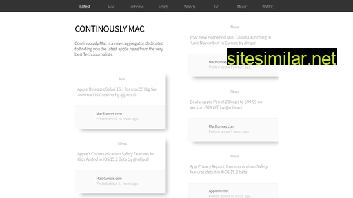 continuously-mac.com alternative sites