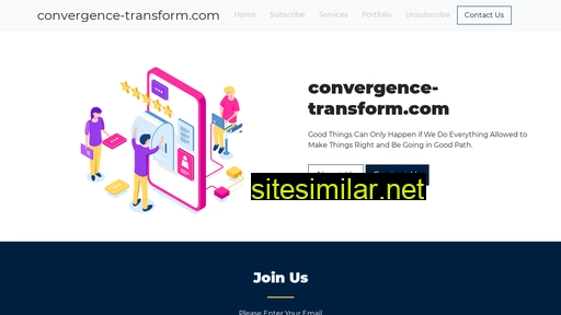 Convergence-transform similar sites