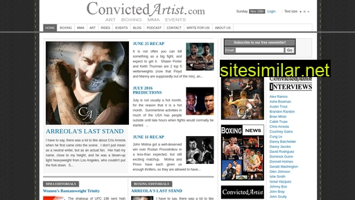 convictedartistmagazine.com alternative sites
