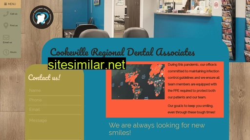 cookevilleregionaldental.com alternative sites