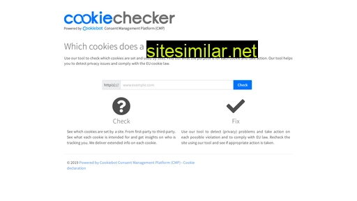 Cookie-checker similar sites