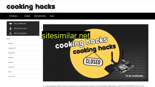 cooking-hacks.com alternative sites