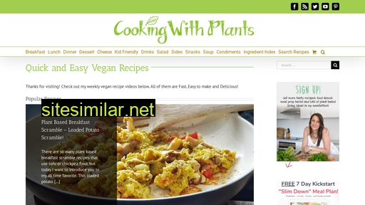 cookingwithplants.com alternative sites