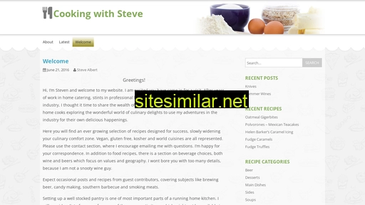 Cookingwithsteve similar sites