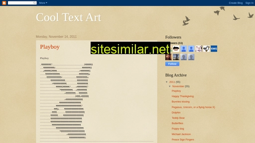 Cool-text-art similar sites