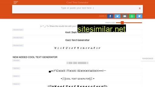 cool-textgenerator.com alternative sites