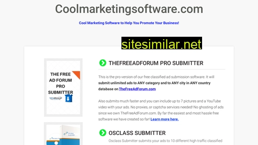 coolmarketingsoftware.com alternative sites