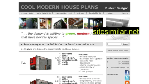 coolmodernhouseplans.com alternative sites