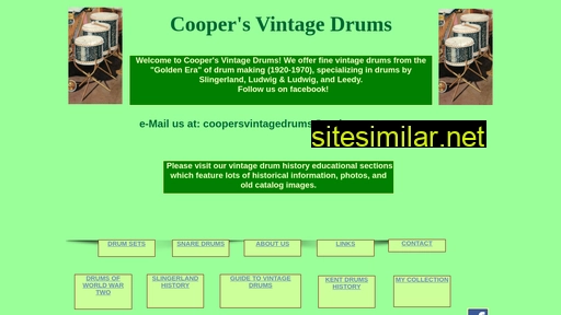 Coopersvintagedrums similar sites