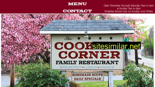 cookscornerrestaurant.com alternative sites