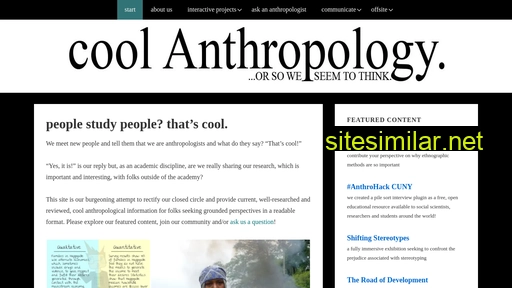 coolanthropology.com alternative sites