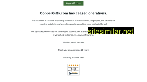coppergifts.com alternative sites