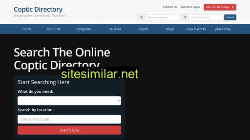 copticdirectory.com alternative sites