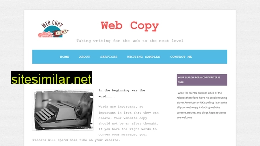 copywriterforweb.com alternative sites