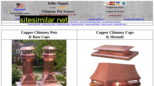 copperchimneypots.com alternative sites