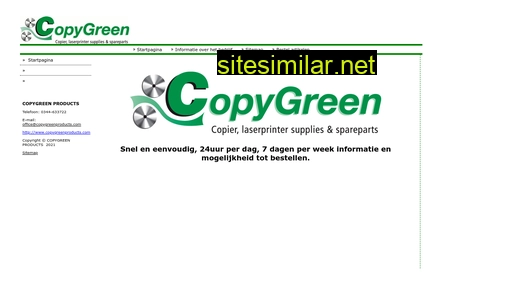 Copygreenproducts similar sites