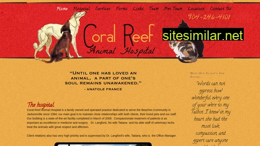 coralreefanimalhospital.com alternative sites