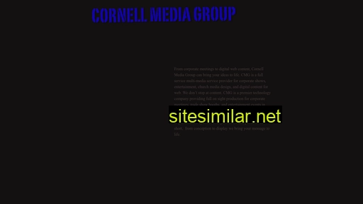 Cornellmediagroup similar sites