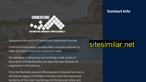 cornerstoneconcrete.com alternative sites