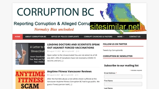 corruptionbc.com alternative sites