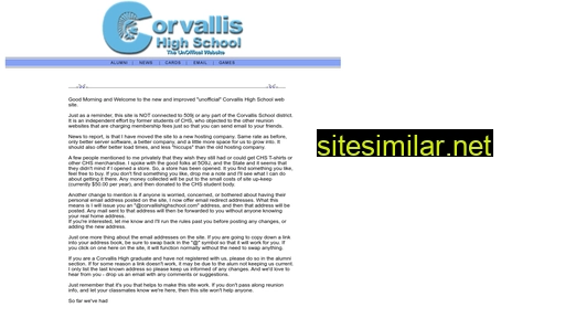corvallishighschool.com alternative sites