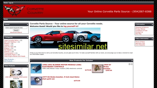 corvettepartssource.com alternative sites