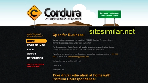corduradriving.com alternative sites
