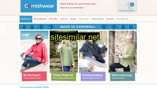 cornishwear.com alternative sites