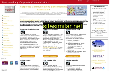 corpcommbenchmarking.com alternative sites