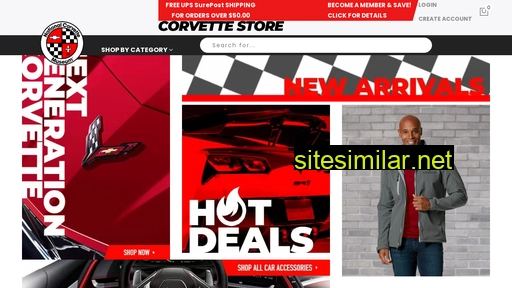 corvettestore.com alternative sites