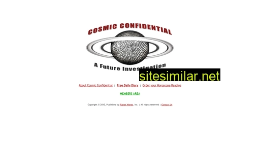 cosmicconfidential.com alternative sites