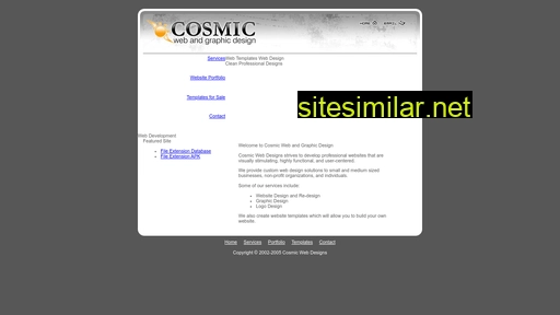 cosmicwebdesigns.com alternative sites