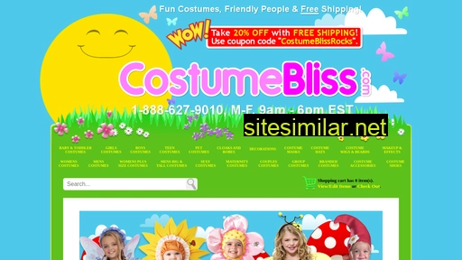 costumebliss.com alternative sites