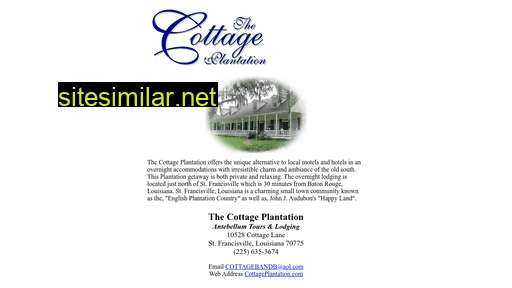cottageplantation.com alternative sites
