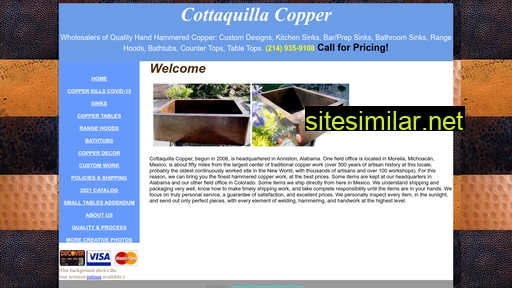 cottaquillacopper.com alternative sites