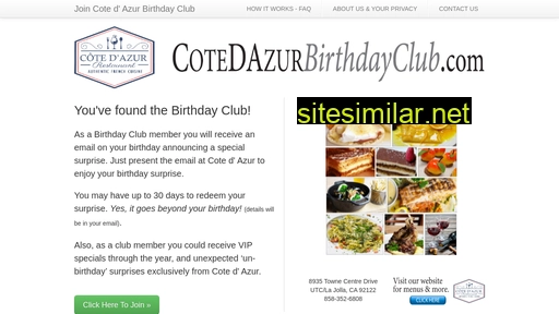 cotedazurbirthdayclub.com alternative sites