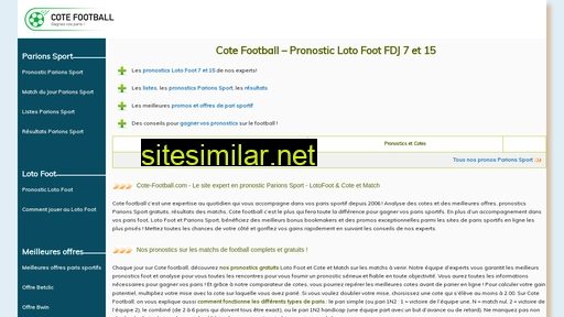 cote-football.com alternative sites