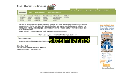 cotuitchamberofecommerce.com alternative sites