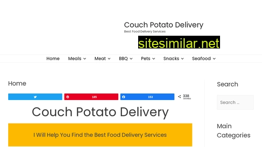 couchpotatodelivery.com alternative sites