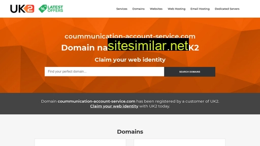 coummunication-account-service.com alternative sites