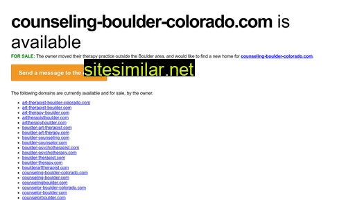 Counseling-boulder-colorado similar sites